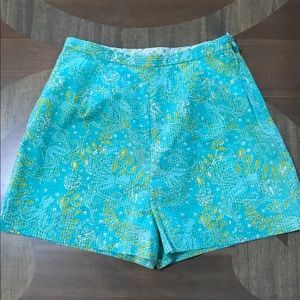 Lilly Pulitzer High Waisted Shorts*Octopus*Sz 8